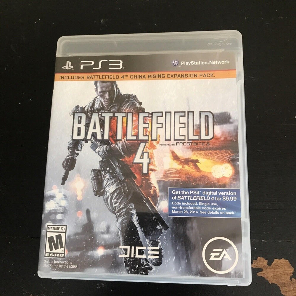 Battlefield 4 Sony PlayStation 3 2013 + China Rising Expansion untested